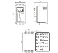 Chave De Partida Soft-starter SCKR1-6800-185-Z 370a 150cv/220v 250cv/380v c/ Ihm - Foto 7