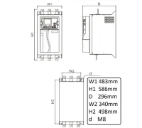 Chave De Partida Soft-starter SCKR1-6800-320-Z 640a 250cv/220v 450cv/380v c/ Ihm - Foto 7