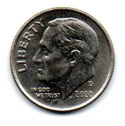 Estados Unidos - 2020D - 10 Cents