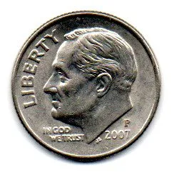 Estados Unidos - 2007P - 10 Cents Imagem