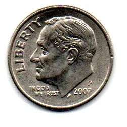 Estados Unidos - 2002P - 10 Cents Imagem