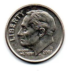 Estados Unidos - 2001D - 10 Cents