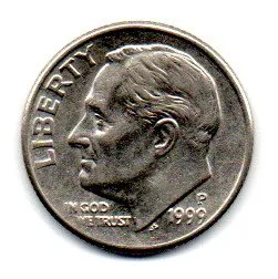 Estados Unidos - 1999P - 10 Cents Imagem