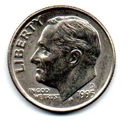 Estados Unidos - 1995D - 10 Cents