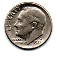 Estados Unidos - 1982D - 10 Cents