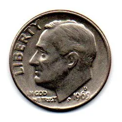 Estados Unidos - 1969D - 10 Cents