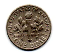Estados Unidos - 1969D - 10 Cents - Foto 2