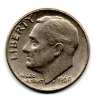 Estados Unidos - 1969 - 10 Cents
