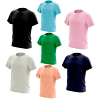 CAMISETA UNISSEX BÁSICA LISA VERDE BANDEIRA