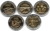 Moedas Argentina Comemorativa Bicentenário - Lote com 5 Moedas