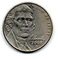 Estados Unidos - 2008D - 5 Cents