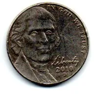 Estados Unidos - 2010D - 5 Cents