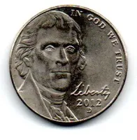 Estados Unidos - 2012D - 5 Cents