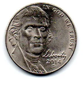 Estados Unidos - 2014D - 5 Cents