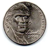 Estados Unidos - 2014D - 5 Cents