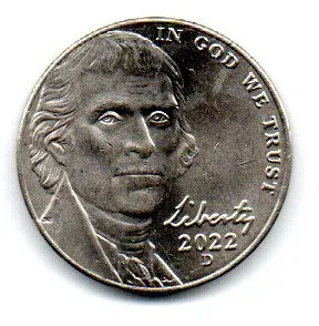 Estados Unidos - 2022D - 5 Cents