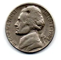 Estados Unidos - 1969D - 5 Cents