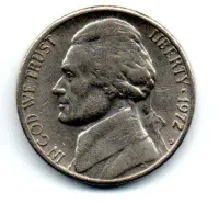 Estados Unidos - 1972D - 5 Cents