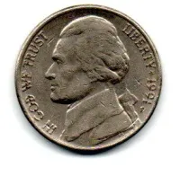 Estados Unidos - 1991D - 5 Cents