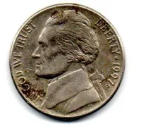 Estados Unidos - 1997P - 5 Cents