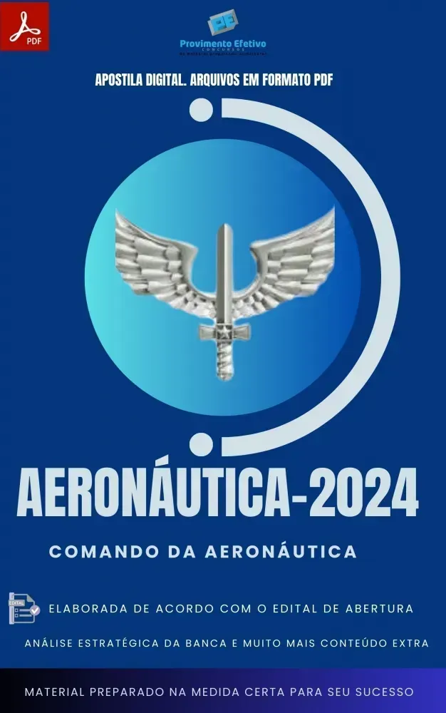 Apostila Comando da Aeronáutica Engenheiro Telecomunicações  2024 Imagem
