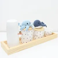 Kit Higiene Poá - 5 peças - Fundo do Mar - Menino - Foto 11