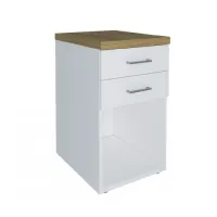 Gaveteiro pedestal Toq 2 gavetas Tamburato 37mm - Foto 3