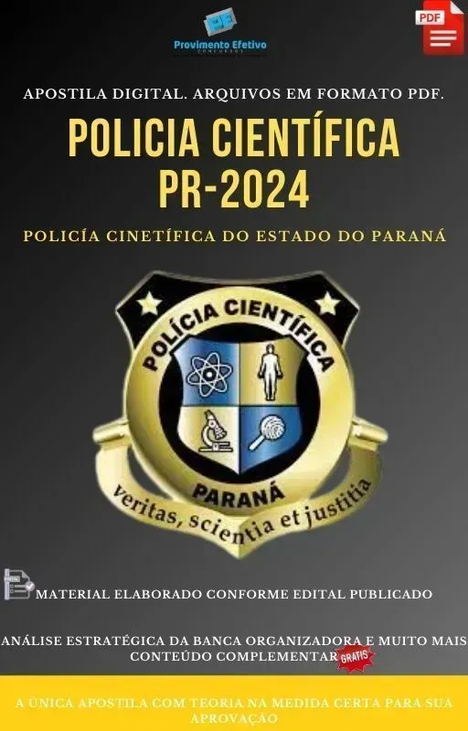 Apostila Polícia Científica Perito ÁREA 06 2024