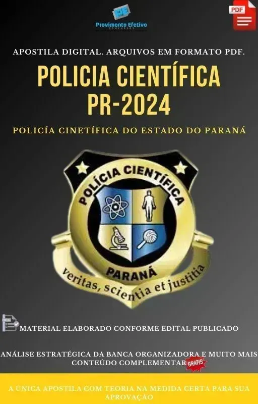 Apostila Polícia Científica Perito ÁREA 09 2024