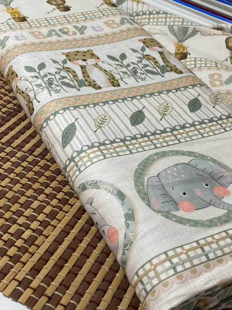 Tricoline barrado Digital  f.safari Imagem