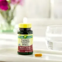 Turmeric Curcumin 500mg - 45 Un - Vegano Spring Valley Importado EUA + Frete Grátis - Foto 3