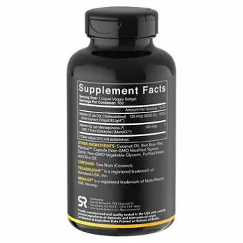 Sports Research D3 + K2, 160 Veggie Softgels  - Foto 2