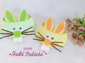 G1.561  Gabarito de Moldes  em MDF  Viseira Coelho - Foto 2