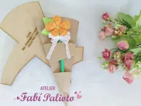 G1.558  Gabarito de Moldes  em MDF Embalagem Ponteira - Foto 3