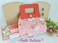 G1.560  Gabarito de Moldes  em MDF Bolsa Maleta Caixa de Bombom - Foto 3