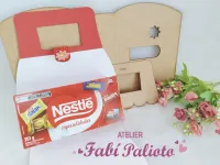 G1.560  Gabarito de Moldes  em MDF Bolsa Maleta Caixa de Bombom - Foto 5