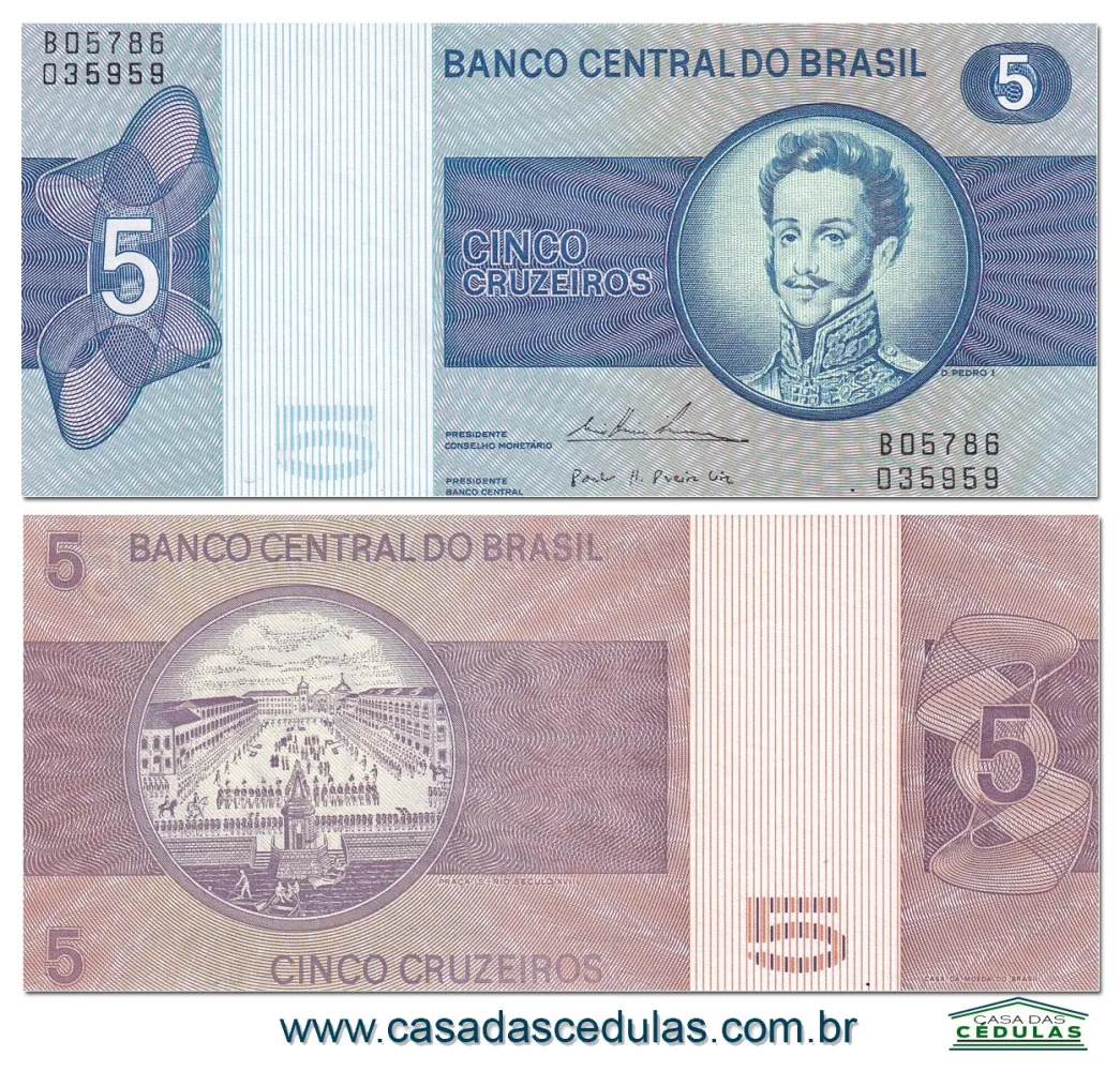C135 - 5 Cruzeiros (D. Pedro I) - Fe