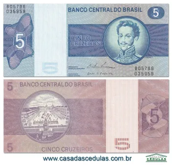 C135 - 5 Cruzeiros (D. Pedro I) - Fe