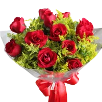 Buquê Amor Perfeito 12 Rosas