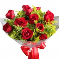 Buquê Amor Perfeito 12 Rosas - Foto 2
