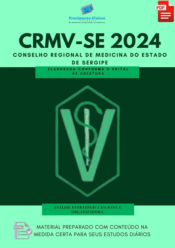 Apostila CRMV SE 2024 Imagem