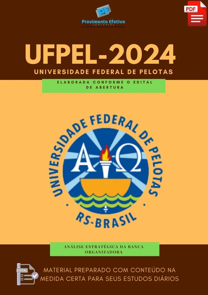 Apostila Concurso UFPEL 2024 Imagem