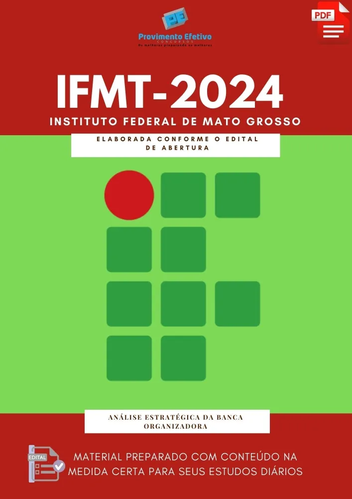 Apostila IFMT 2024 Concurso