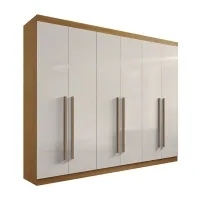 Guarda Roupa Da Vinci Plus 6 Portas 6 Gav 100% Mdf D'doro 2.75 - Foto 6