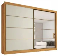 Guarda-Roupa Verona 2 portas correr 100% MDF Europa Moveis 2.02 - Foto 3