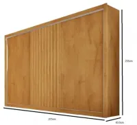 Guarda-Roupa Vitória 100%MDF Europa moveis 2.75 - Foto 2
