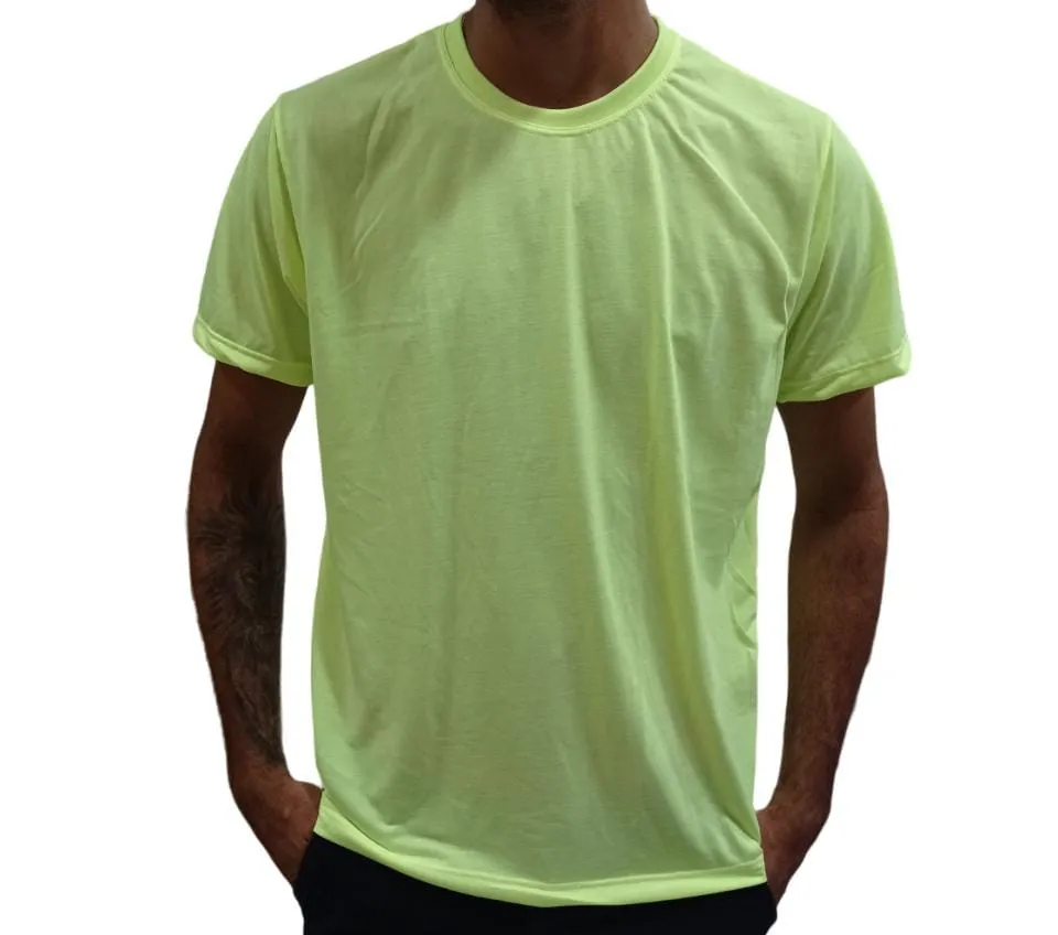  CAMISA AMARELO NEON MALHA PP 100% POLIÉSTER  Imagem
