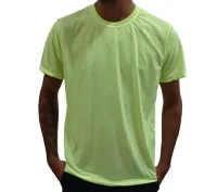  CAMISA AMARELO NEON MALHA PP 100% POLIÉSTER 