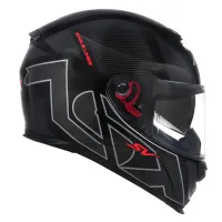 Capacete ASX Eagle SV Lives Preto Grafite - Foto 5