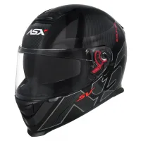Capacete ASX Eagle SV Lives Preto Grafite - Foto 8